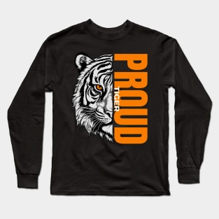 Majestic Proud Tiger - Unique Wildlife Inspired Print Long Sleeve T-Shirt